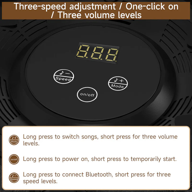Bluetooth Smart Music Boxing Machine – Wall-Mounted Reflex & Fitness Trainer for Home, Office & Gym