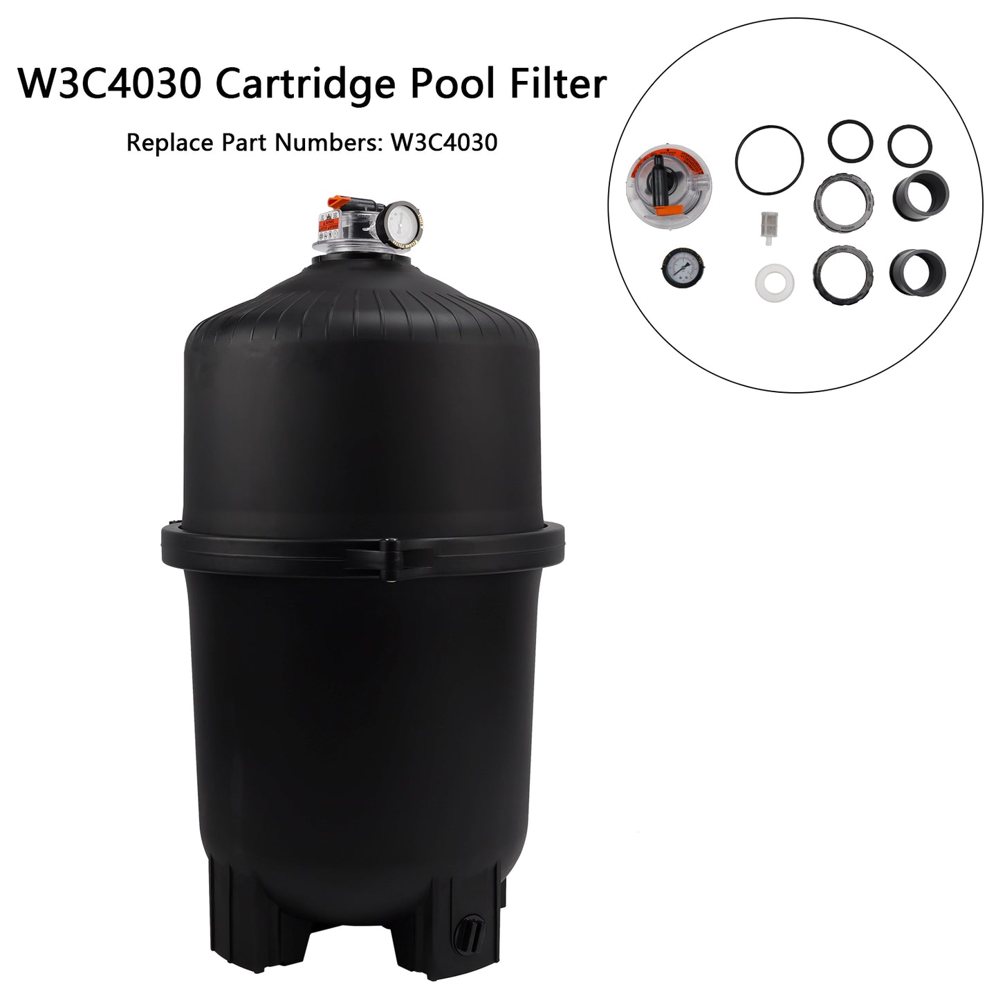 425 Square Foot Replace for Hayward SwimClear W3C4030 Cartridge Pool Filter