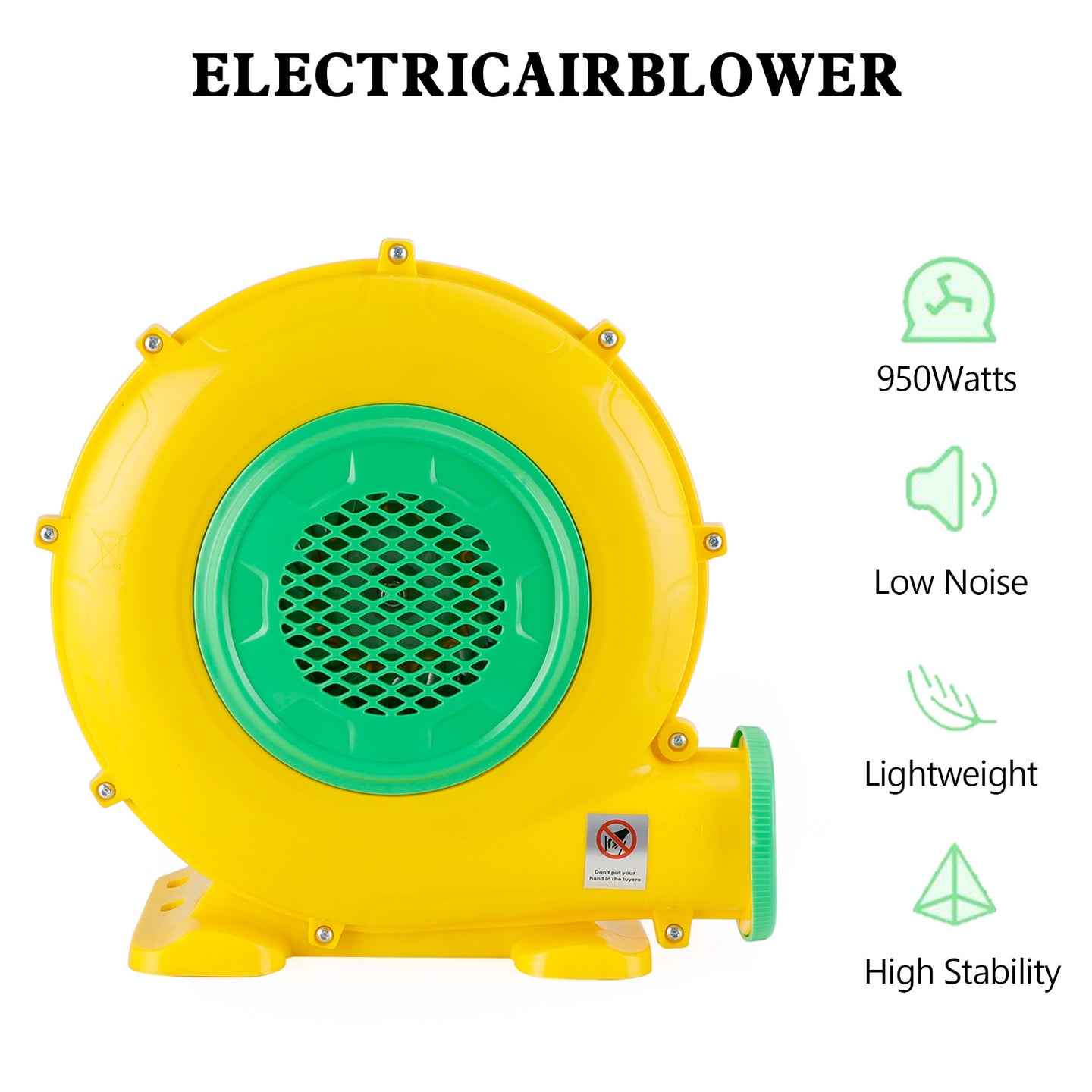 950 Watt Inflatable Bounce House Water slide Air Pump Blower Fan Inflatable castle