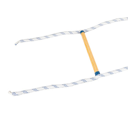 5M (16ft) Folding Fire Escape Ladder for 2-Story Windows, 660 lbs Capacity, Portable Emergency Rope Ladder