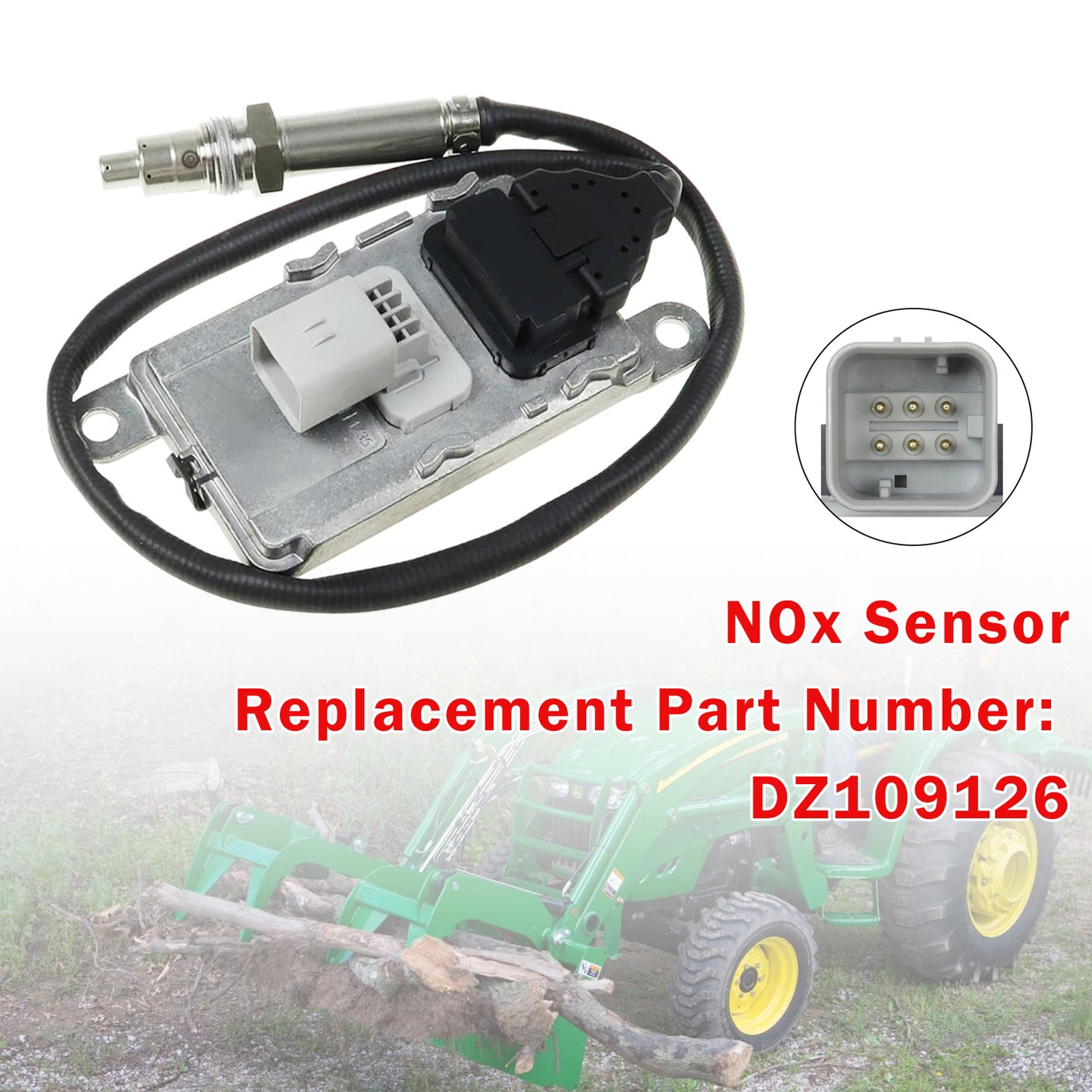 DZ109126 Nitrogen Oxide Sensor NOX Sensor Fits For John Deere Loader