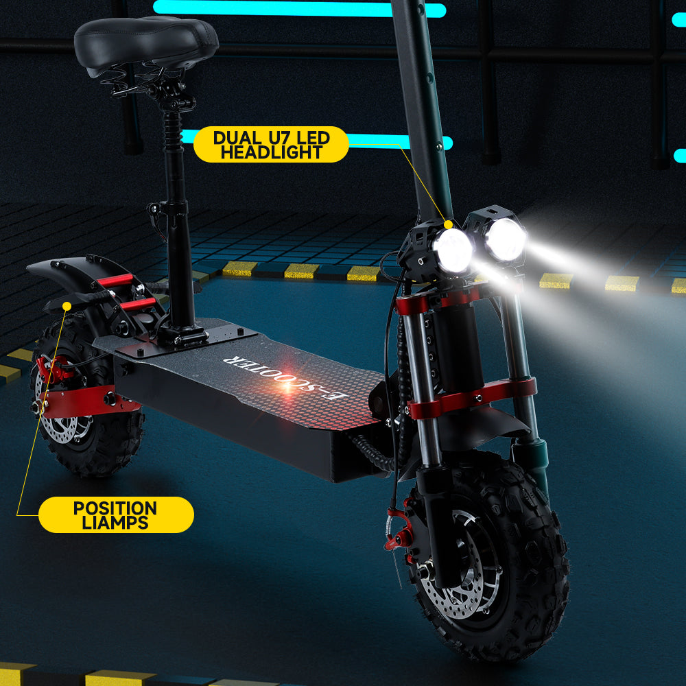 2000W 21ah off-road alloy electric scooter for adult With large display screen