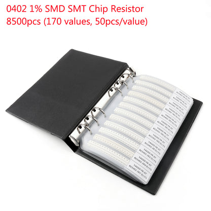 0201 0805 1206 0402 0603 1% SMD SMT Chip Resistor 170 Values Sample Book DIY UE