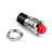4Pcs RED New Mini Push Button SPST Momentary N/O OFF-ON Switch 10mm Red For Car