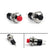 4Pcs RED New Mini Push Button SPST Momentary N/O OFF-ON Switch 10mm Red For Car