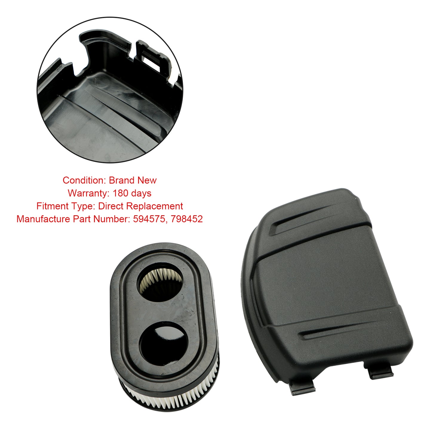 Lawn Mower Air Filter Lid 594575 fit B & S 650EXI 675EXI 675IS 798452