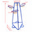 Early Learning 4 Hoop Kid Basketball Hoop Indoor/Outdoor Preschool Hoop Set Blue