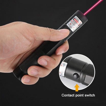 Rechargeable 900Miles Red/Green Laser Pointer Lazer Pen 650nm/532nm Visible Beam, Red