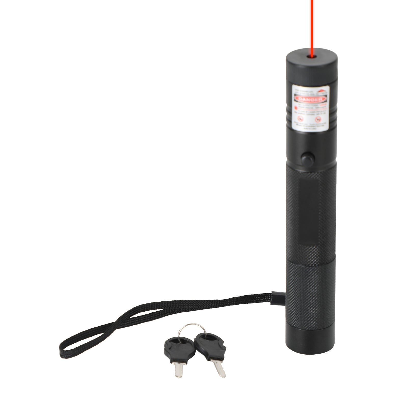 Rechargeable 900Miles Red/Green Laser Pointer Lazer Pen 650nm/532nm Visible Beam, Red