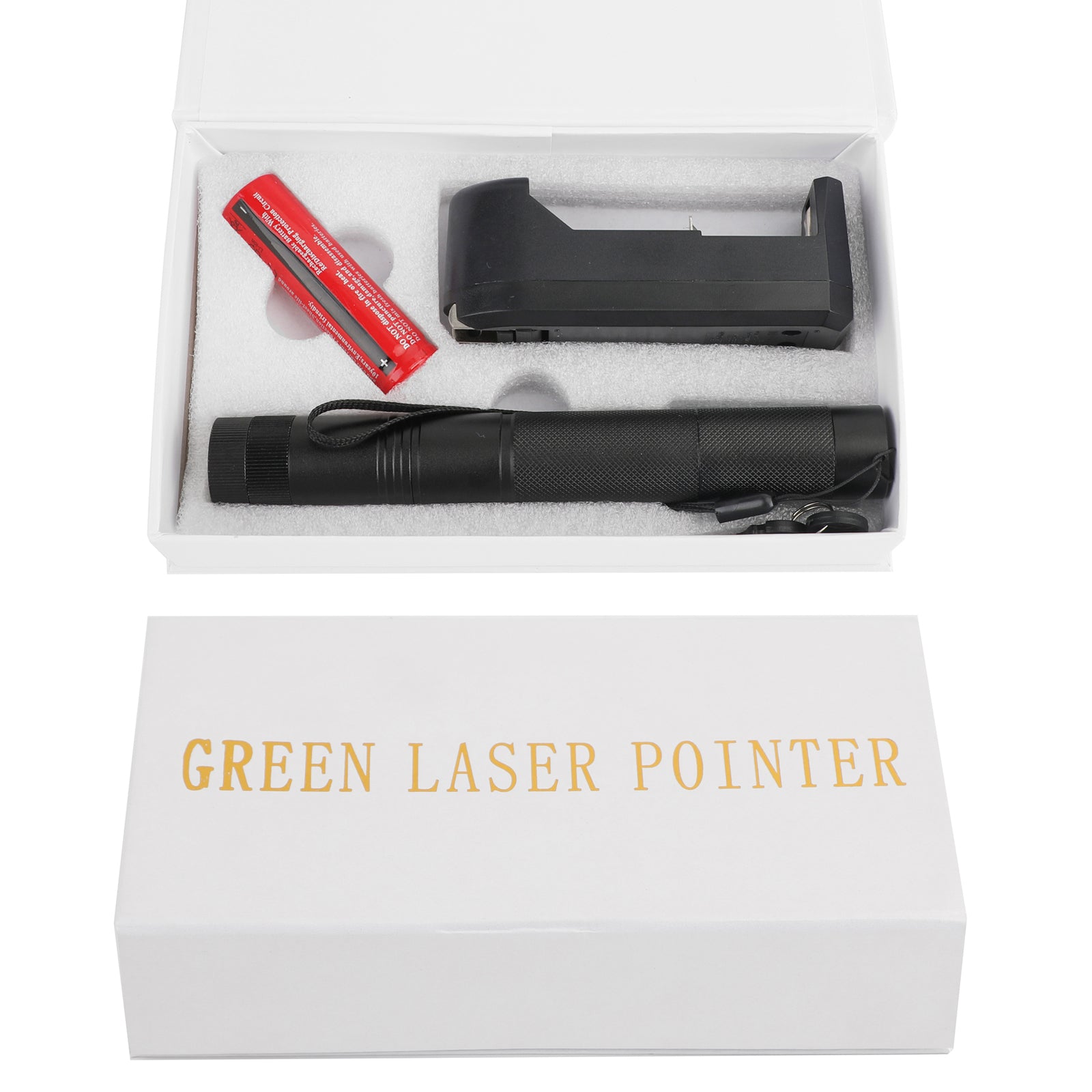 High-Quality Lightweight Green Laser Pen 532nm Long-Lasting 18650 Battery Easy-to-Use Switch Ideal for Presentations Kids Fun