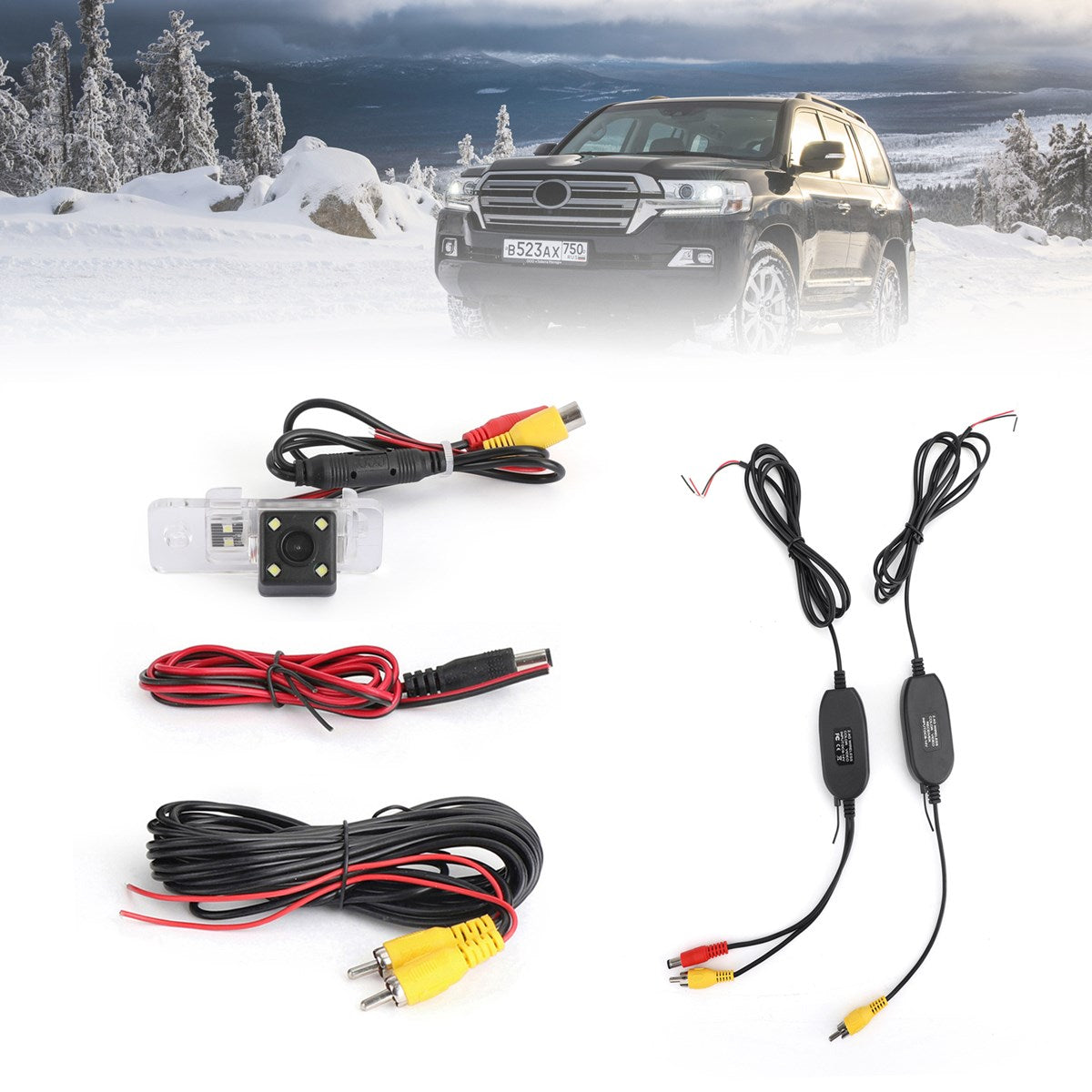 Car Backup Camera Wireless 4LED for Audi A8 A6 A4 A3 Q7 S5 S6 S8 RS4 RS6 A4L/Q5