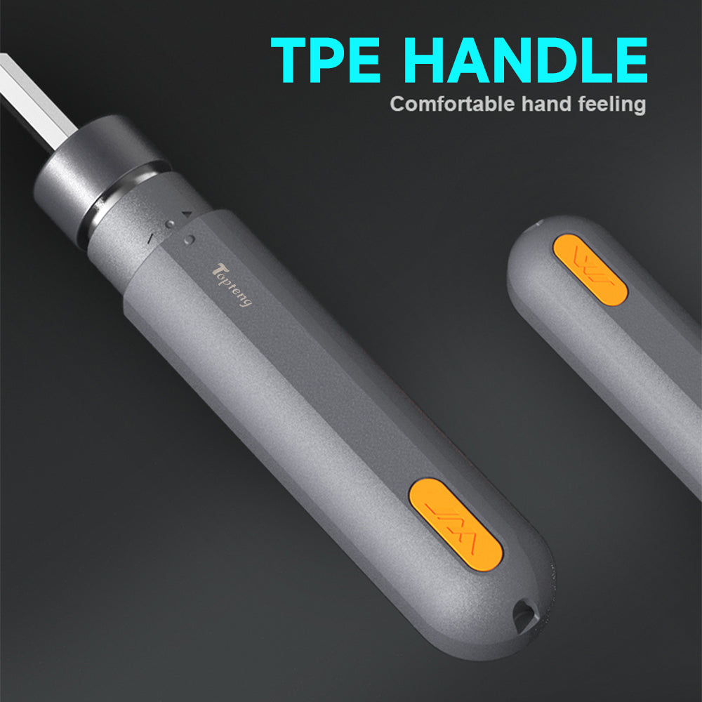 topteng Ratchet Screwdriver Set 50Nm Torque Ideal for Small Electronic Repairs