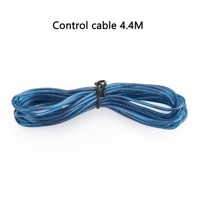 10 Gauge 1500W Car Amplifier Wiring Kit – RCA Subwoofer Amp Audio Power Cable 2-F Channel