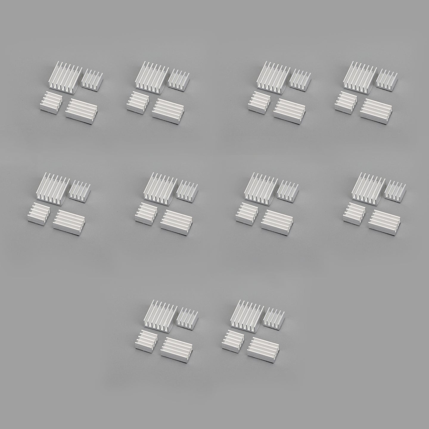Aluminum Heatsink Radiator Cooler Kit with Sticker 40PCS Raspberry Pi 4B Model B