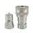 3/4" NPT Hydraulic Quick Connect Coupler ISO B 7241 Male & Female