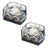 Heat resistant Splitter Clear Cover Nickel Plated 2pcs Distribution Block 1x0 In 2x0 GA Out Splitter Fusebox plastic housing for Car Audio Marine