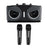 Karaoke Machine for Kids & Adults with 2 Microphones, Portable Bluetooth Speaker with Voice Changer & Echo for Parties