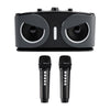 Karaoke Machine for Kids & Adults with 2 Microphones, Portable Bluetooth Speaker with Voice Changer & Echo for Parties