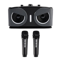 All-in-One Karaoke Machine with Bluetooth Speaker, Dual Mics & Home Theater Sound