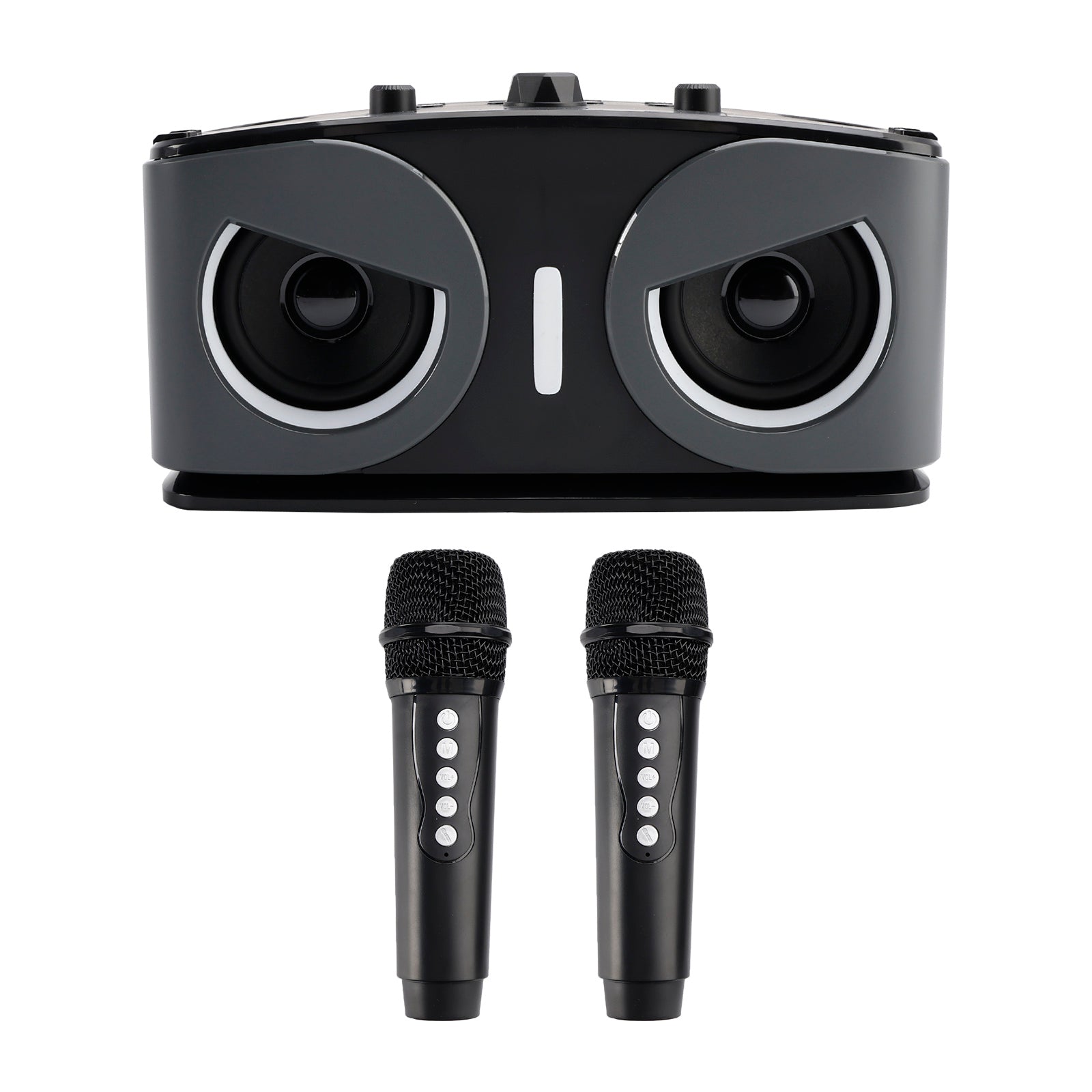 All-in-One Karaoke Machine with Bluetooth Speaker, Dual Mics & Home Theater Sound