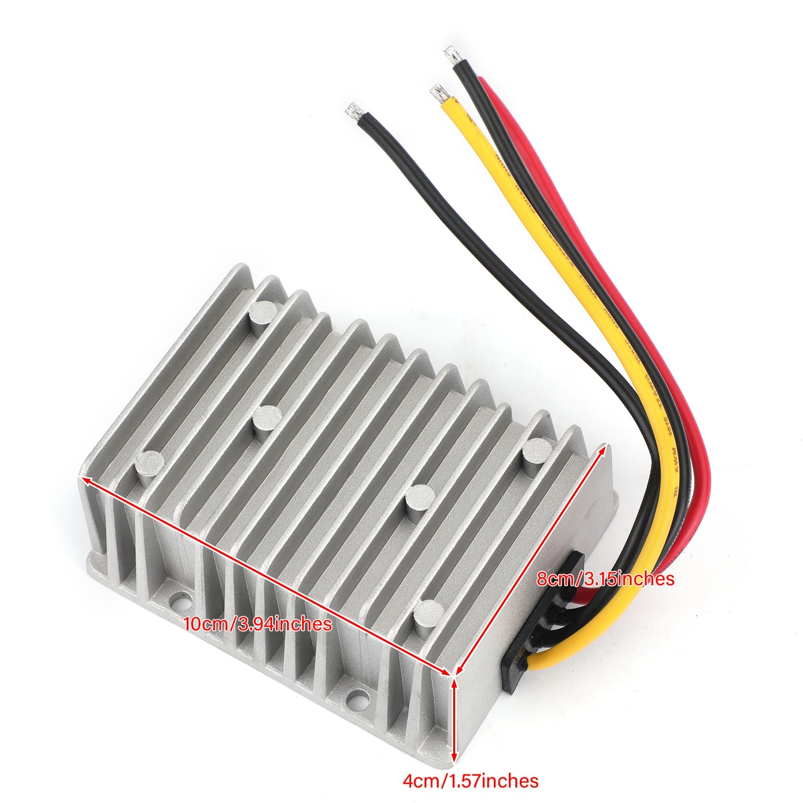 DC-DC Step Down Converter 30-120V to 12V 15A 180W, IP68 Waterproof Power Regulator for Golf Cart, Boat & Solar