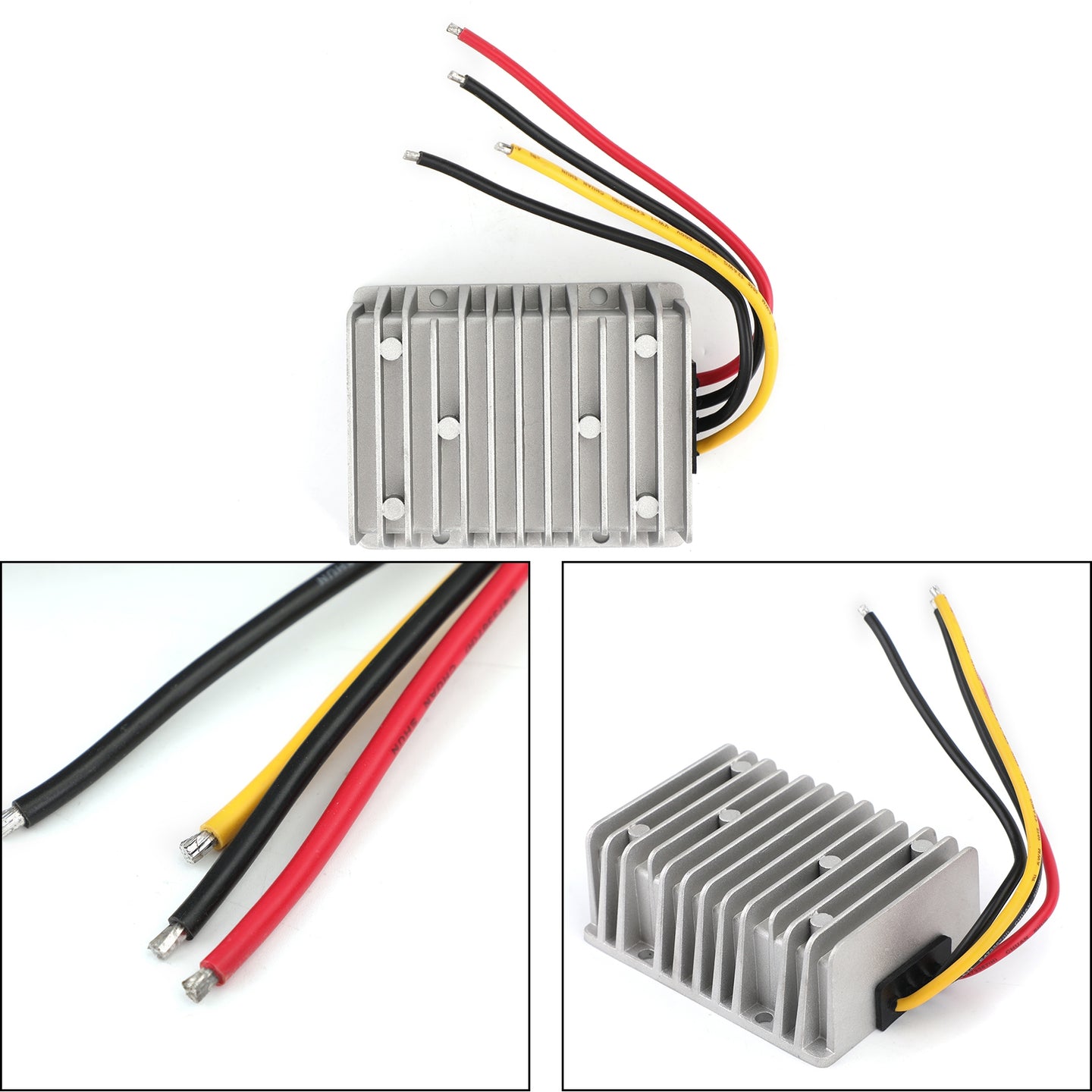 DC-DC Step Down Converter 30-120V to 12V 15A 180W, IP68 Waterproof Power Regulator for Golf Cart, Boat & Solar