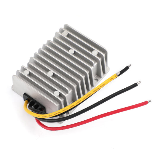 DC-DC Step Down Converter 30-120V to 12V 15A 180W, IP68 Waterproof Power Regulator for Golf Cart, Boat & Solar