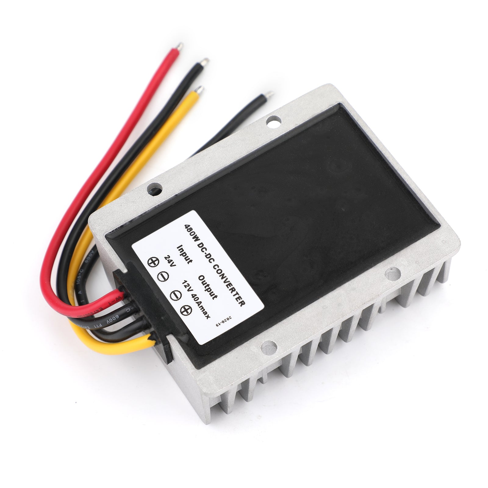 DC-DC Step Down Converter 30-120V to 12V 15A 180W, IP68 Waterproof Power Regulator for Golf Cart, Boat & Solar