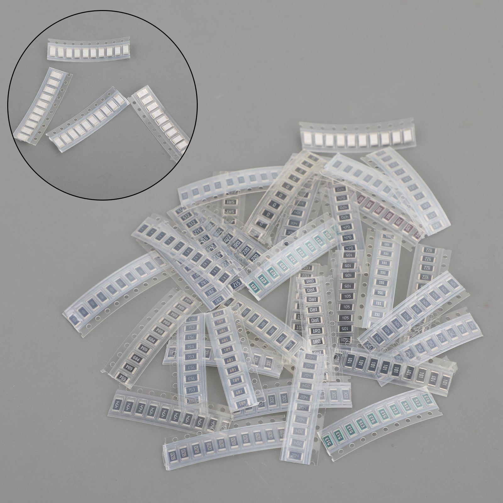 330PCS 2010 SMD Resistor Assorted Kit 1R-1M Ohm 5% 33 Values x 10PCS