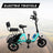 Cyan 350W Electric Trike with Foldable Design & 3 Speeds (Copy)