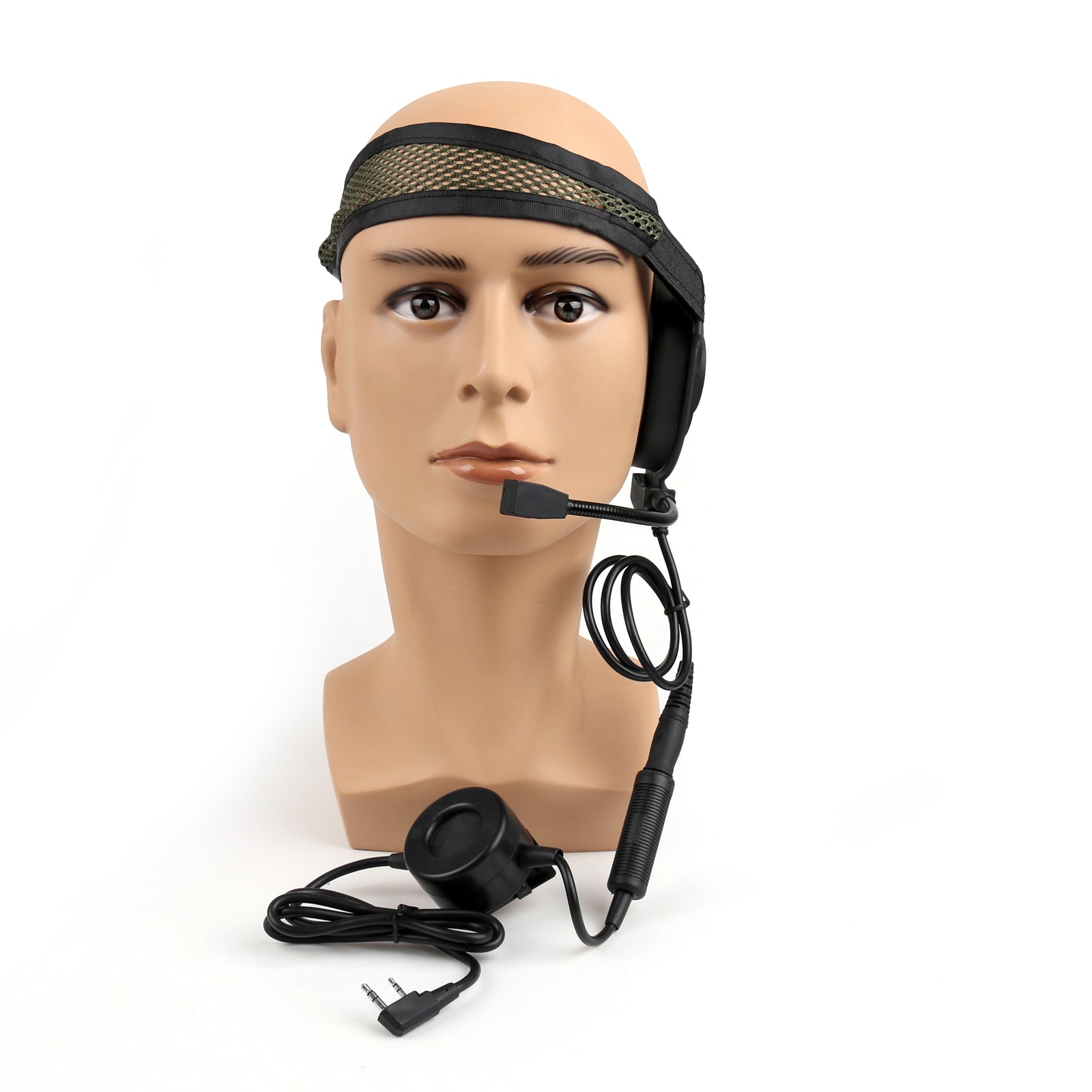 1PCS 2Pin HD01 Z-Tactical Bowman Elite Headset Waterproof PTT For Kenwood Radio