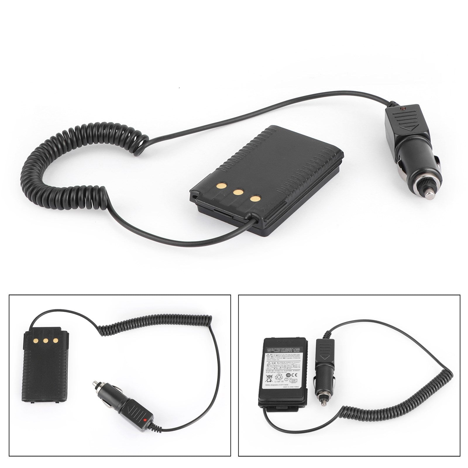 Battery Eliminator Car Charger 12V/24V Fit for Yaesu FT70D FT70DR