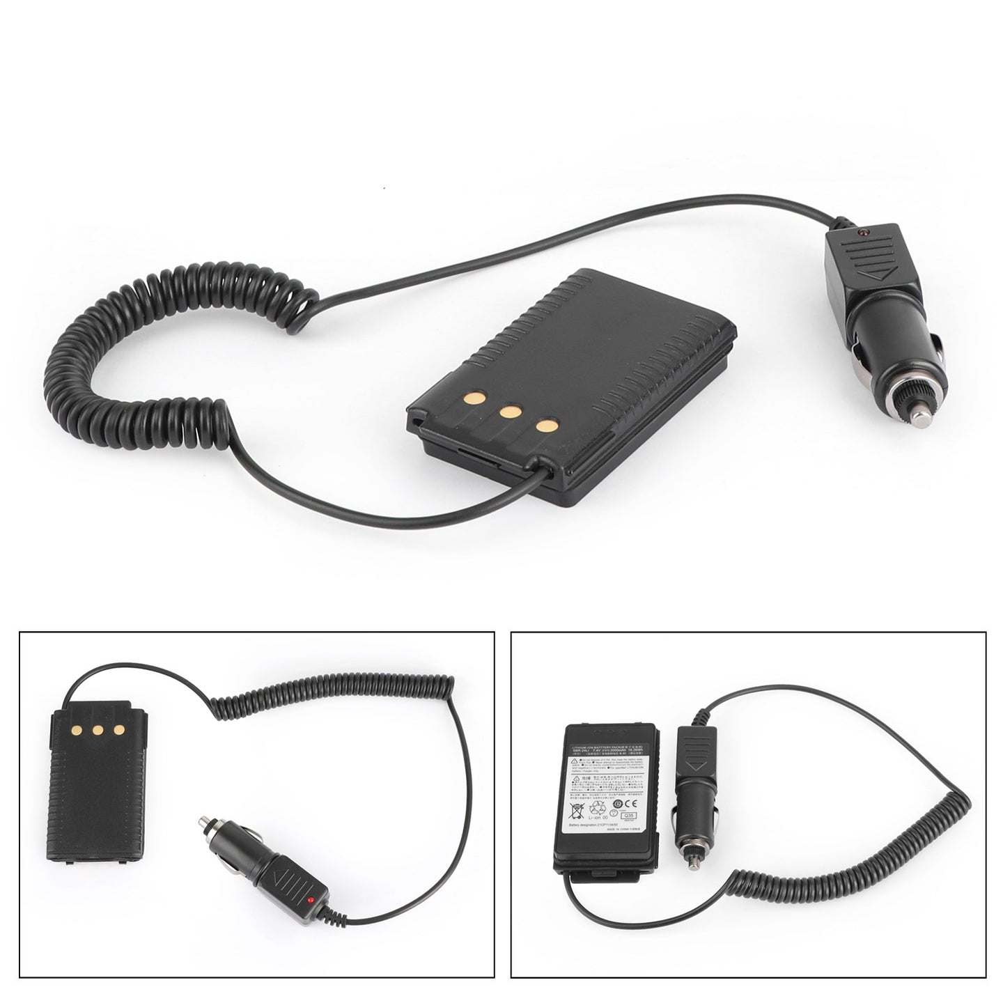 Battery Eliminator Car Charger 12V/24V Fit for Yaesu FT70D FT70DR