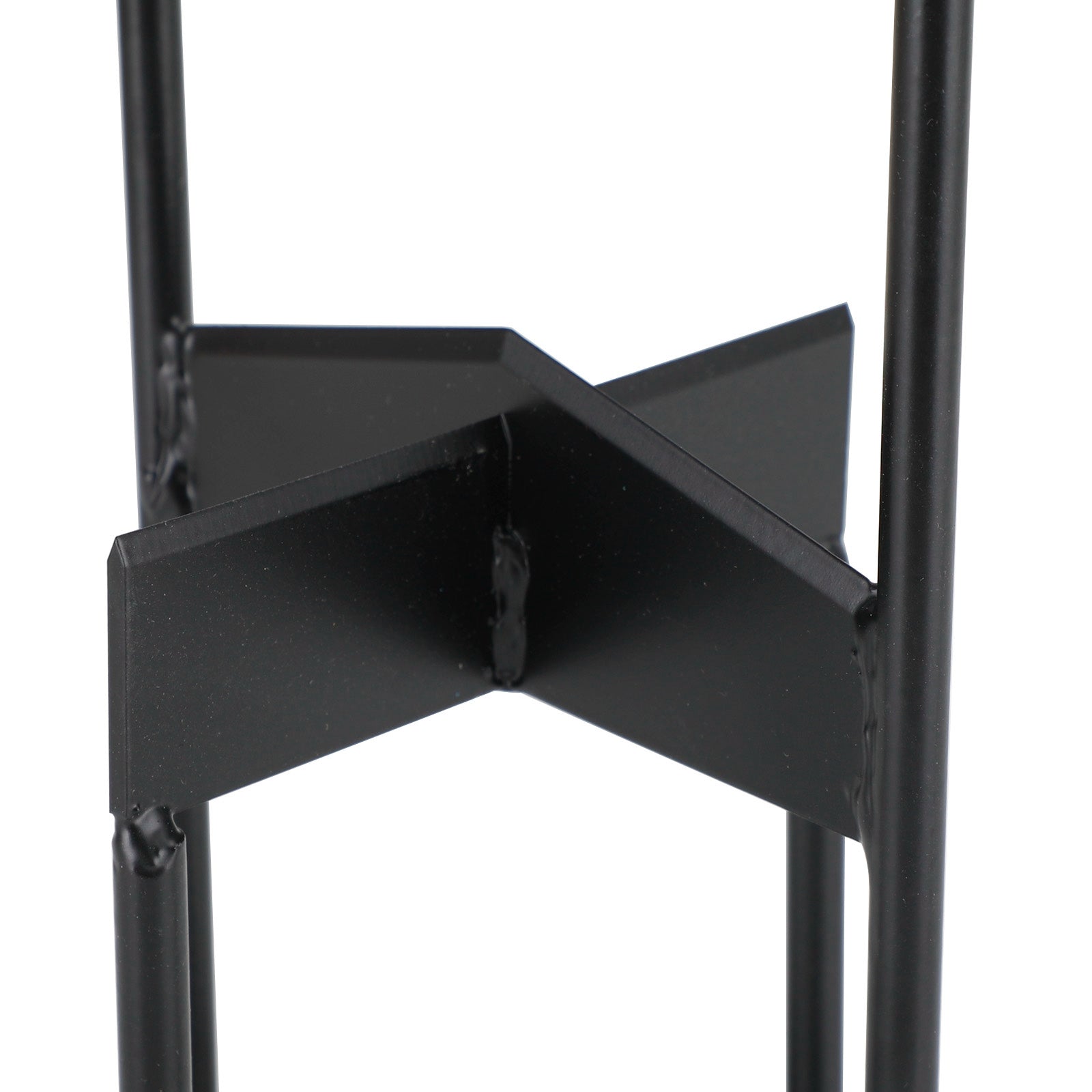 4-Way Kindling Cracker & Firewood Splitter, Heavy-Duty Cast Iron Cross Blade Log Splitter for Wood Stove & Fire Pit