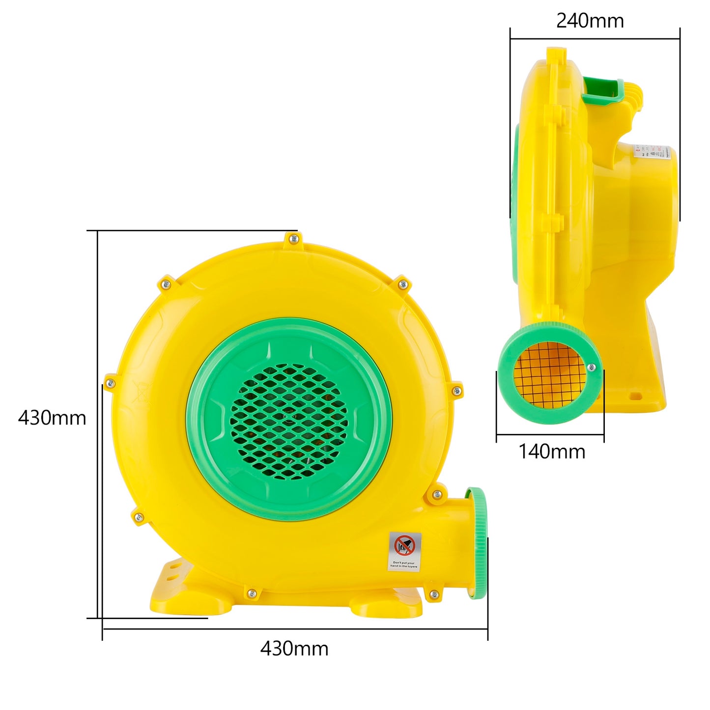 950 Watt Inflatable Bounce House Water slide Air Pump Blower Fan Inflatable castle