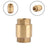 DN15 1/2" NPT In-Line Check Valve Brass Spring Loaded Inline 200PSI