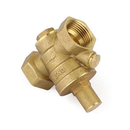 DN25 1" Brass Adjustable Water Pressure Reducing Regulator Valves With Gauge