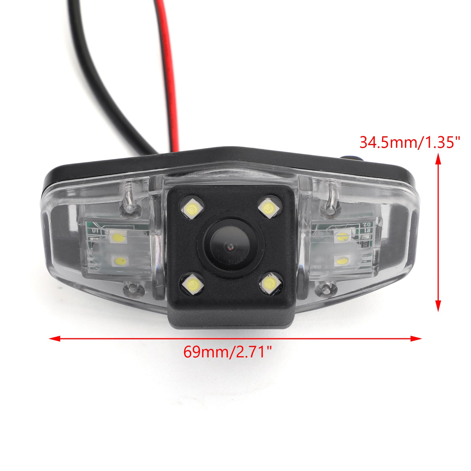 Waterproof Reversing HD CCD Night IP67 Rear View Parking Camera + 4.3" Monitor For Honda Accord
