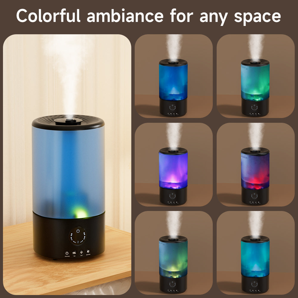 Humidifiers for Bedroom, 3.2L Cool Mist Humidifier-Quiet Ultrasonic Humidifier