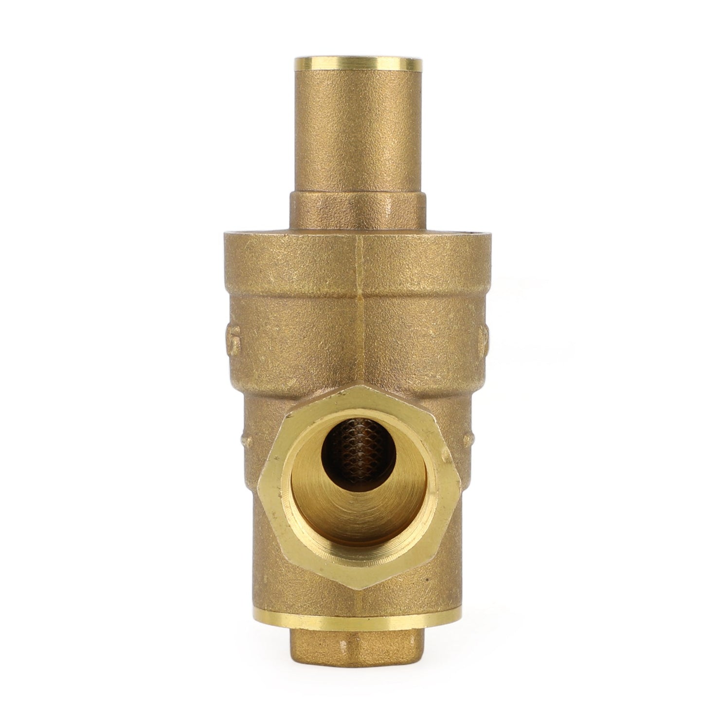 DN15 Brass Adjustable 1/2 Water Pressure Regulator Reducer With Gauge Meter