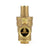 DN15 Brass Adjustable 1/2 Water Pressure Regulator Reducer With Gauge Meter