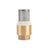 3/4" NPT Inline Check Foot Valve Brass Spring Loaded With Filter 200 PSI