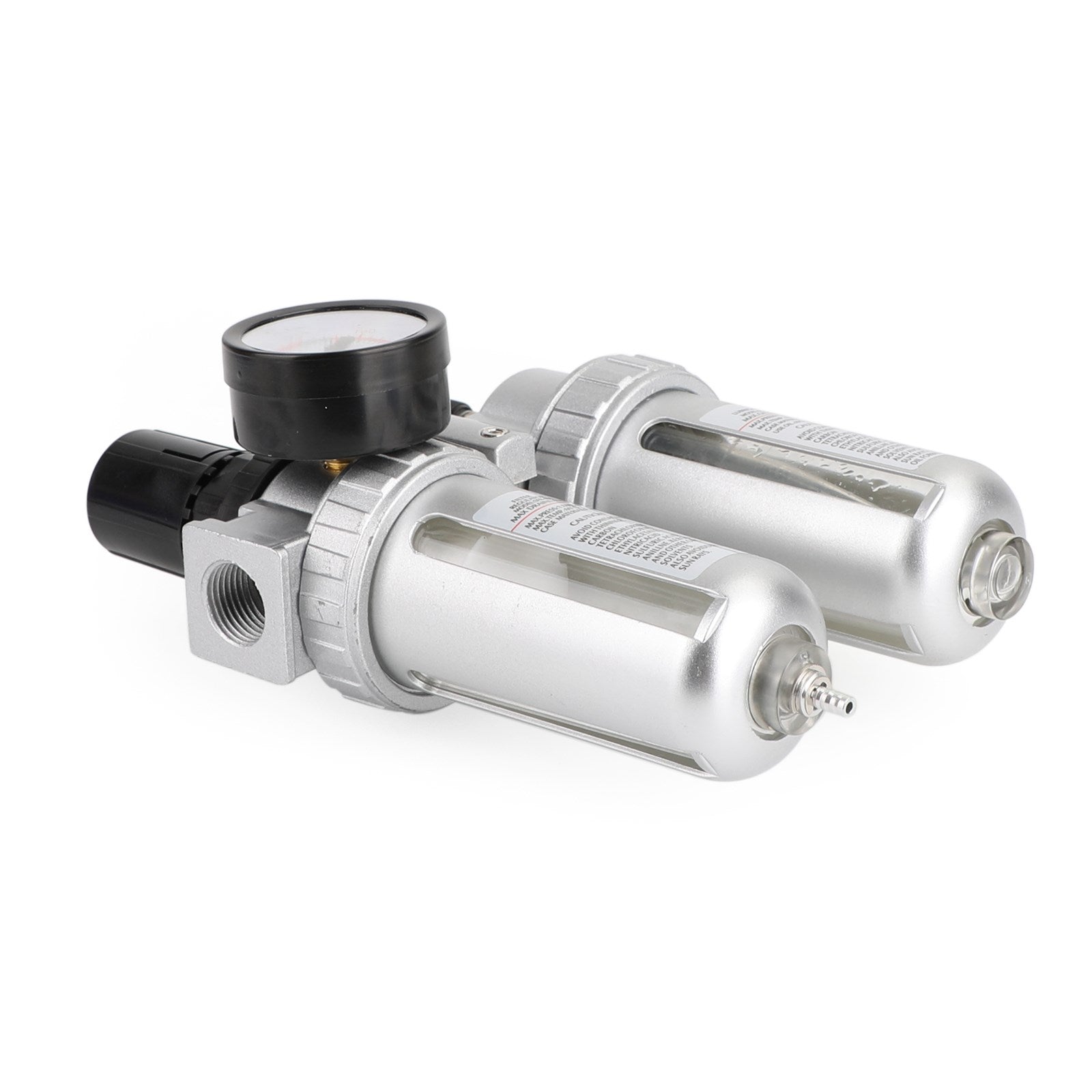 1/2" Compressed Air Filter Regulator & Water Separator with Gauge, 40 Micron, 145 PSI for Air Compressor Lines