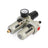 3/8Air Compressor Filter Oil Water Separator Trap Tools w/ Regulator Gauge