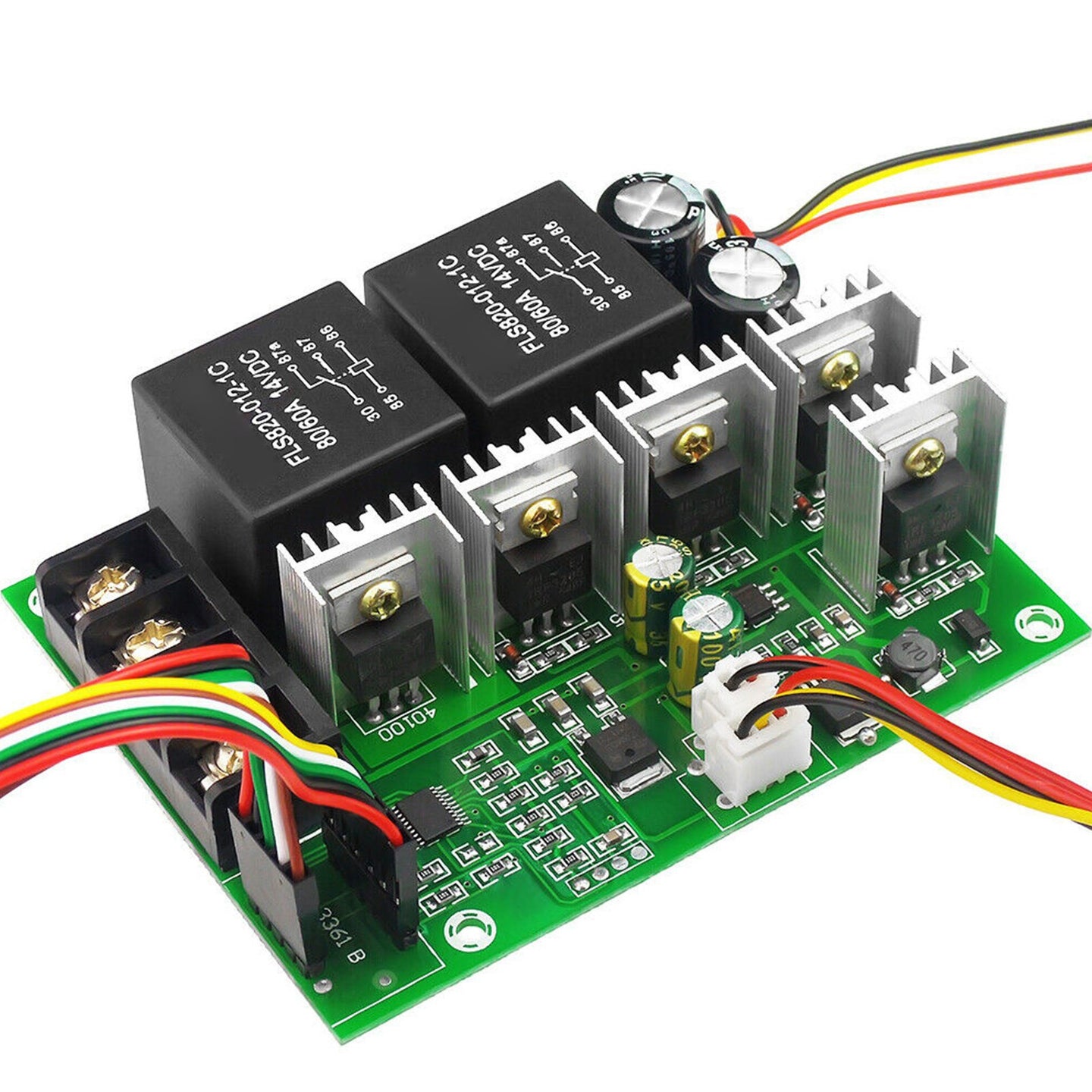 DC 10-55V MAX 60A PWM Motor Speed Controller CW CCW Reversible 12V 24V 36V