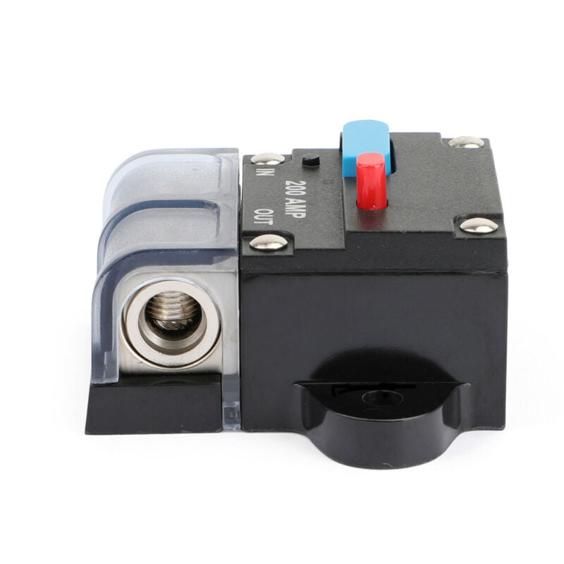 Insurance Circuit Reset Breaker Audio Block 200A Protection Car Marine Fuse