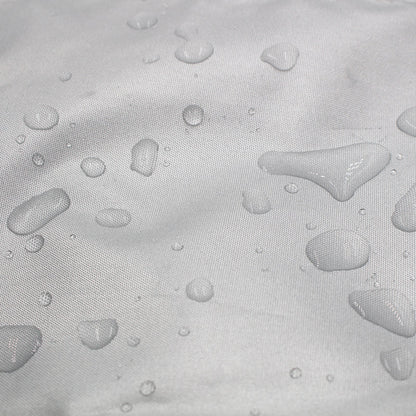 Silver 82x30 Inch Outdoor Lounge Chair Cover, Waterproof 210D Oxford Fabric Patio Chaise Protector