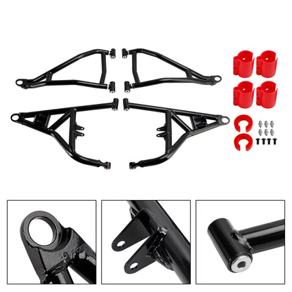 +1.5" High Clearance Front A-Arm Kit for Polaris RZR XP 1000 & Turbo (14+), Upper & Lower, Lifetime Warranty