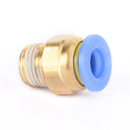 Male Straight Push In To Connect Air Fitting Tube OD 4/6mm x NPT 1/4 1/8", 6mm / 1/8"