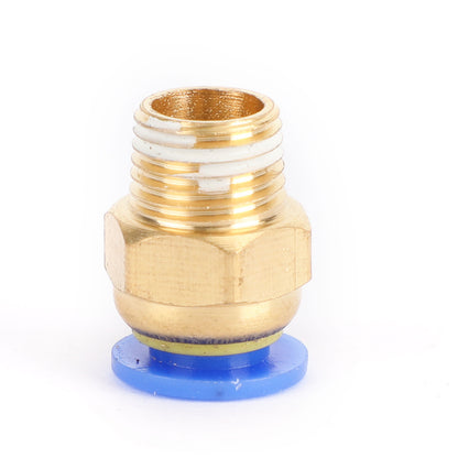 Male Straight Push In To Connect Air Fitting Tube OD 4/6mm x NPT 1/4 1/8", 6mm / 1/8"